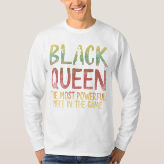 SCHWARZE QUEEN Am mächtigsten Schachafrikaner H T-Shirt