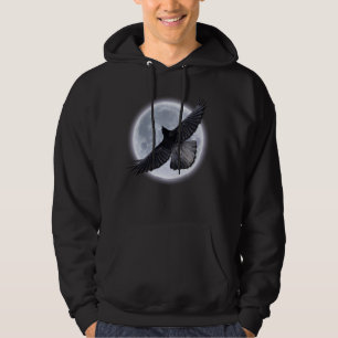 SCHWARZE RAVEN, DIE DIE MUNDSCHUHE BRACHEN HOODIE