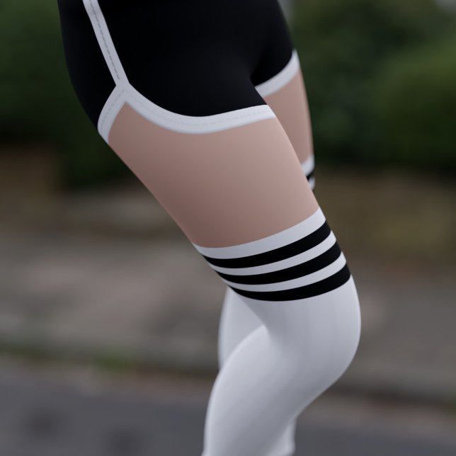 Schwarze Retro Shorts OTK Tube Socken Leggings (Von Creator hochgeladen)