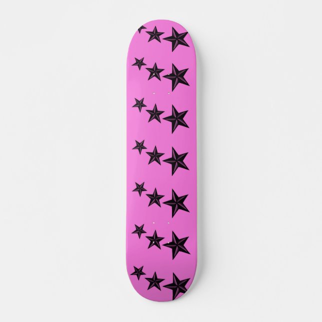 Schwarze Retrostars Skateboard (Vorne)