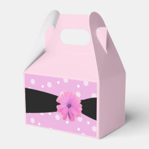 Schwarze Ribbon-Rosa-Blume Geschenkschachtel