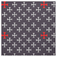 Schwarze Ritter Templar Masonic Silberrot Vintag