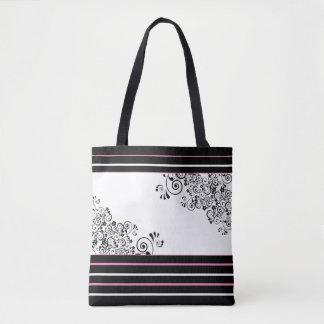 Schwarze Rollen Tasche