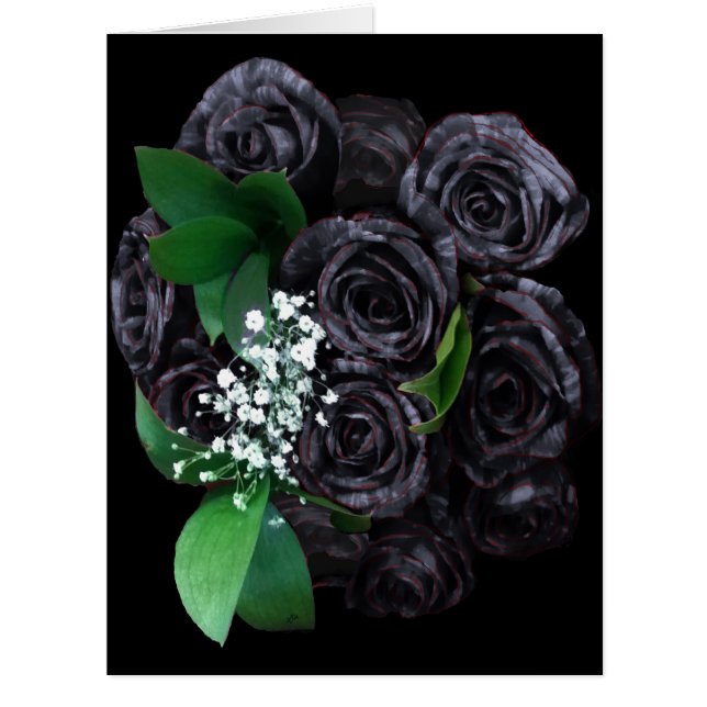 SCHWARZE ROSE BOUQUET (Vorderseite)
