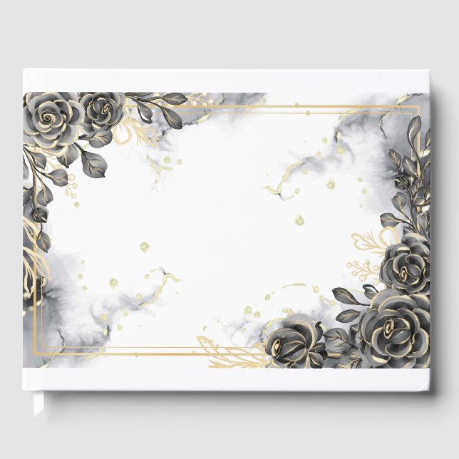 Schwarze Rose Gästebuch (Vorderseite)