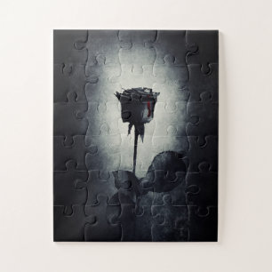 SCHWARZE ROSE GOTHIC JIGSAW PUZZLE