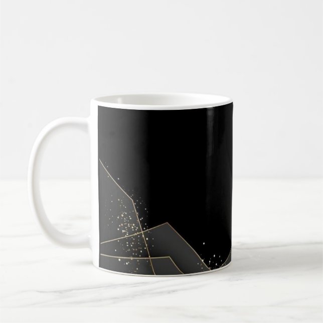 Schwarze Rose Kaffeetasse (Links)