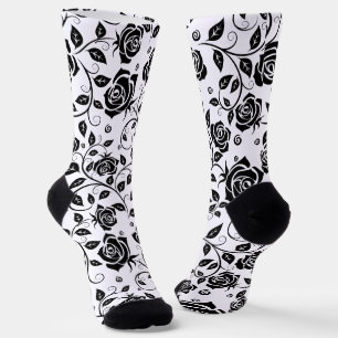 Schwarze Rose Socken