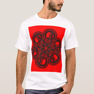 schwarze Rose T-Shirt