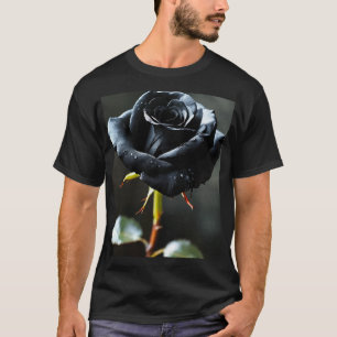 Schwarze Rose T - Shirt Collection - Bold, elegant