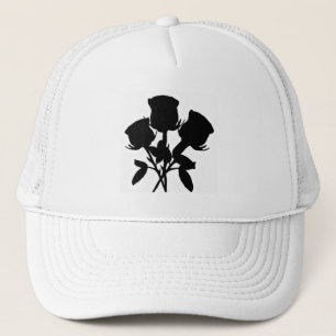 Schwarze Rose Truckerkappe