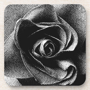 SCHWARZE ROSE UNTERSETZER