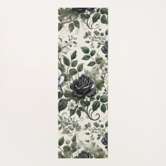 Schwarze Rose Yogamatte