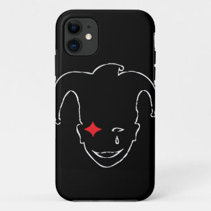 Schwarze, rote und weiße MTJ Case-Mate iPhone Hülle