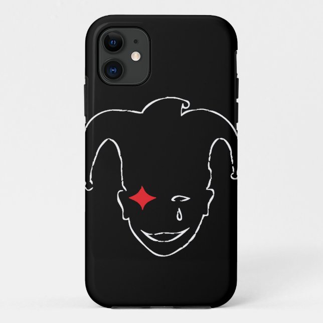 Schwarze, rote und weiße MTJ Case-Mate iPhone Hülle (Rückseite)