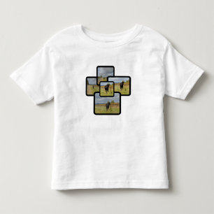 Schwarze Runaway-Maske, Kleinkind T-shirt