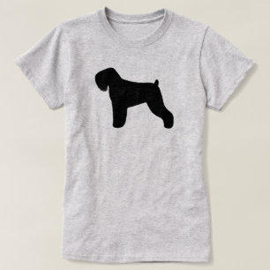 Schwarze russische Terrier-Silhouette T-Shirt