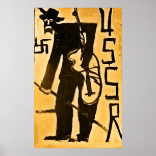 SCHWARZE RUSSLAND POSTER