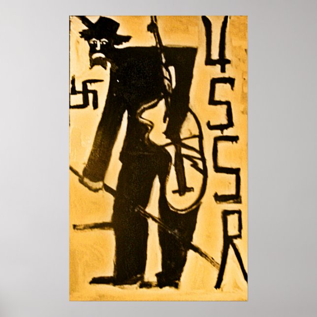 SCHWARZE RUSSLAND POSTER (Vorne)