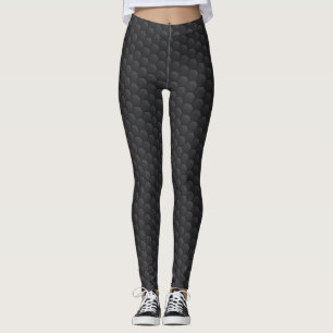 Schwarze Rüstung Leggings