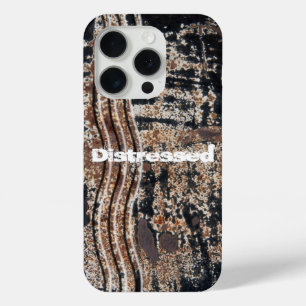 Schwarze Rusty Metal Grunge Foto Case-Mate iPhone Hülle