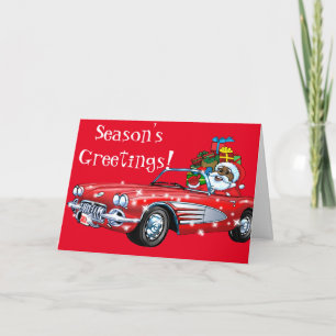 Schwarze Sankt Feiertagskarte