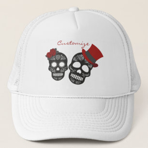 Schwarze Schädel Duo Thunder_Cove Truckerkappe