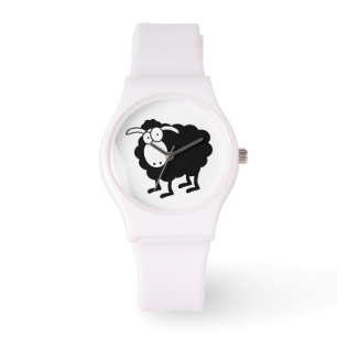Schwarze Schafe Armbanduhr