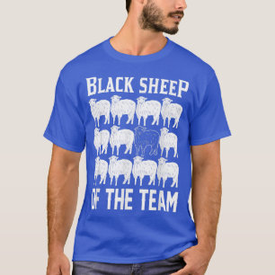 Schwarze Schafe der Redewendungen Spaß Sarcastic D T-Shirt