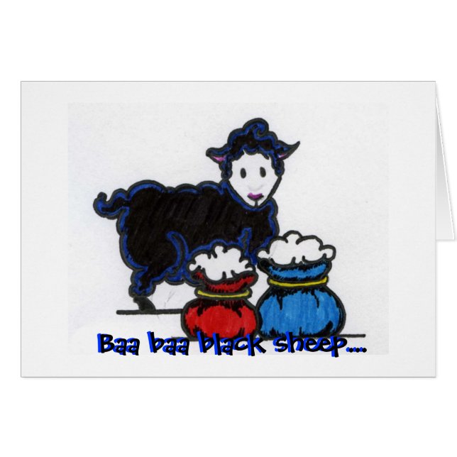 Schwarze Schafe des Blökenblökens… (Vorderseite (Horizontal))