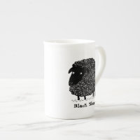 Schwarze Schafe mit benutzerdefiniertem Text