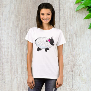 Schwarze Schafe mit weißer Wolle T-Shirt
