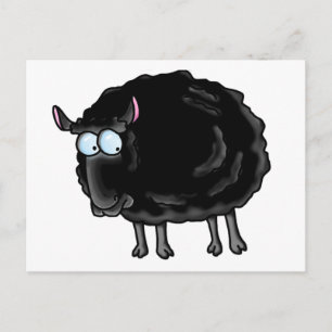 Schwarze Schafe Postkarte