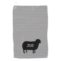 Schwarze Schafe Silhouette mit benutzerdefiniertem