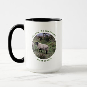 Schwarze Schafe Tasse