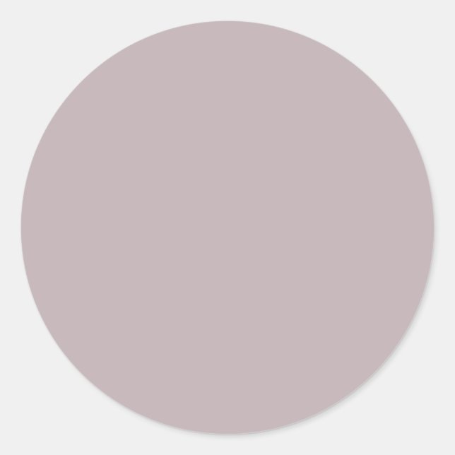 Schwarze Schatten (feste Farbe) Runder Aufkleber (Vorderseite)