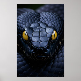 Schwarze Schlange Poster