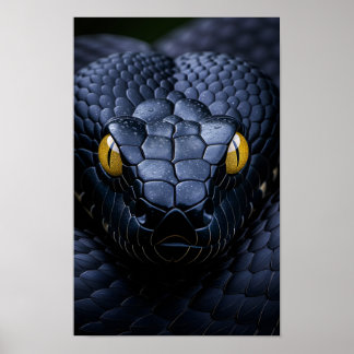 Schwarze Schlange Poster