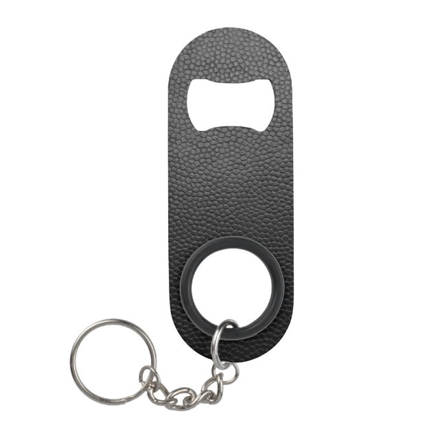 Schwarze Schlangenhaut  Mini Flaschenöffner (Vorderseite)