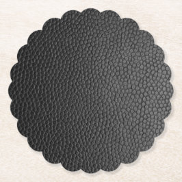 Schwarze Schlangenhaut Untersetzer