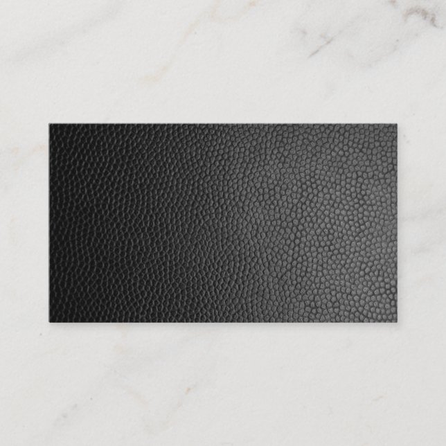 Schwarze Schlangenhaut  Visitenkarte (Vorderseite)
