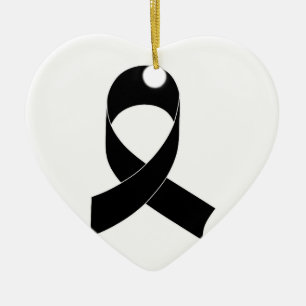 Schwarze Schleife Zeichnend Keramikornament