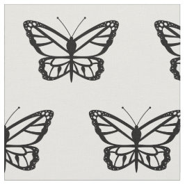 Schwarze Schmetterlingsform Illustration Stoff