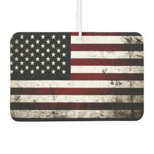 Schwarze Schmutz-amerikanische Flagge Autolufterfrischer