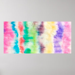 Schwarze Schmutzkunstmalerei. Shibori Muster. Rosa Poster
