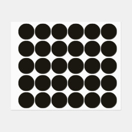 Schwarze Schokolade, solide Farbe Etiketten