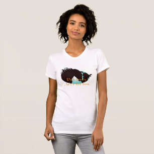 Schwarze Schönheit, er ist ein dunkles Pferd T-Shirt