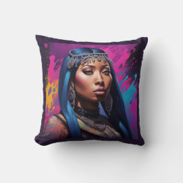 Schwarze Schönheit Kissen