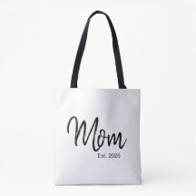 Schwarze Schrift etablierte Mutter