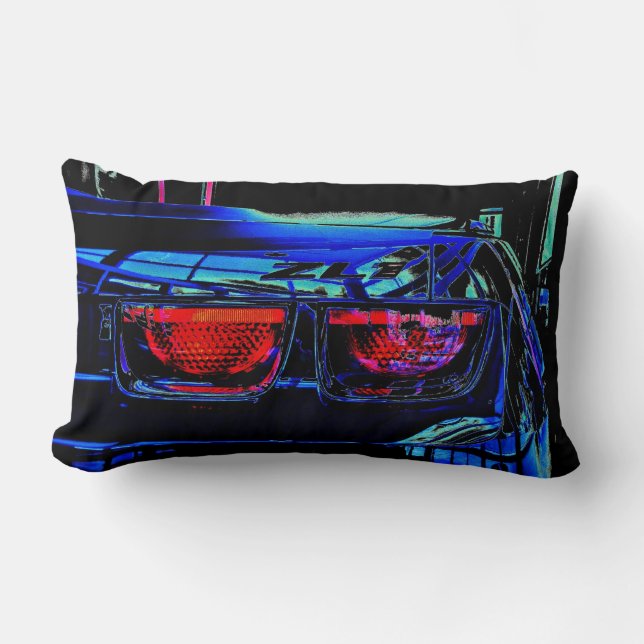 Schwarze Schwanz-Lichter und Abziehbild Chevrolet Lendenkissen (Vorderseite)